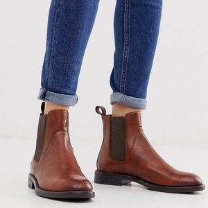 Vagabond Women's Brown Amina Leather Chelsea Boots EU39/US Women's 8.5